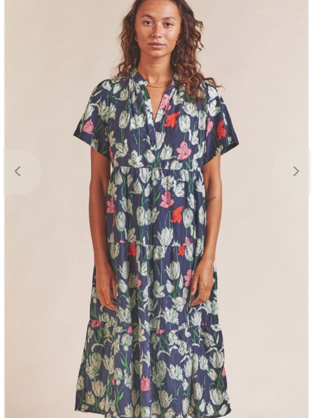 Trovata Luana Dress in Evening Tulip